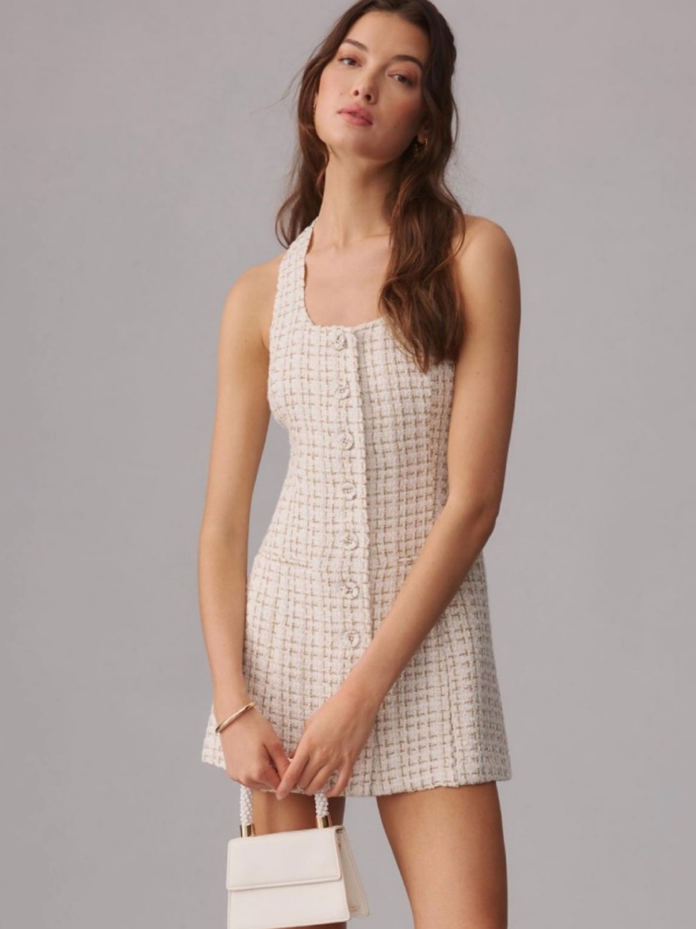 Reformation-Jaine Tweed Mini Dress - Picture 8 of 8